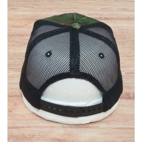 CAT Caterpillar Cap Camouflage Trucker Mesh Back Adjustable Mens One Size - Picture 7 of 8